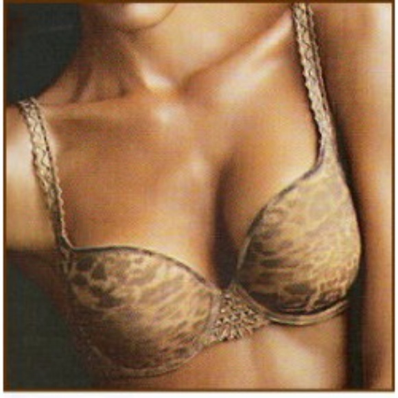 Chantelle Paris Africa Demi Bra Snakeskin Lace 34A - Picture 9 of 9
